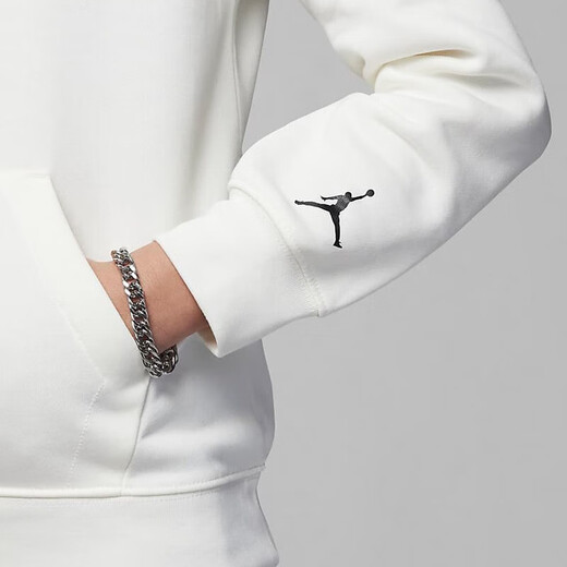 耐克（NIKE）Nike耐克2022年JORDAN AIR 女大童加绒圆领上衣 F FD9273-133 XS
