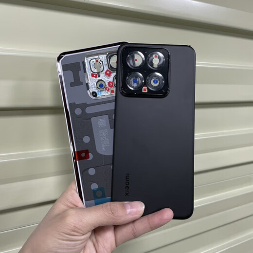 Suitable for original glass back cover Xiaomi 14 14pro back cover mobile phone rear screen Xiaomi 14 back cover with frame lens black
