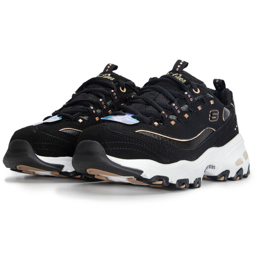 Chaussures féminines Skechers 2025 Au automne Nouvelles chaussures de sport légères et à la mode Chaussures de course basse top respirant et confortable chaussures décontractées Panda 11979-BKGD 35 220 mm