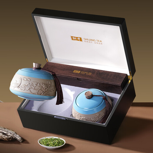 West Lake Shijing Mingqian West Lake Longjing Special Grade 2025 New Green Tea Gift Box 200g High-end Gifts for Old People and Elders