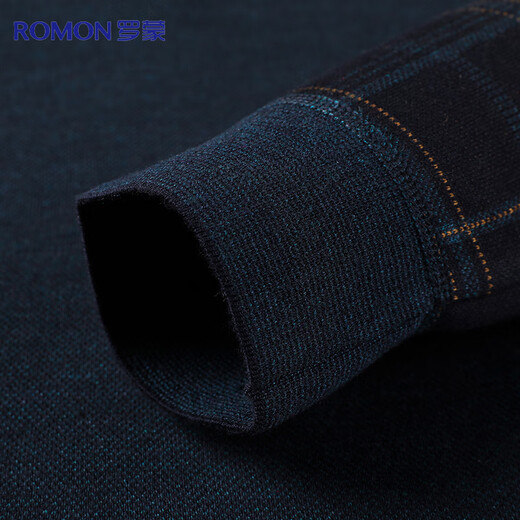 Romon contient un faux pull deux pièces en laine pour hommes en automne et en hiver, ainsi qu'un t-shirt en velours et un pull épais pour vêtements de travail de papa.