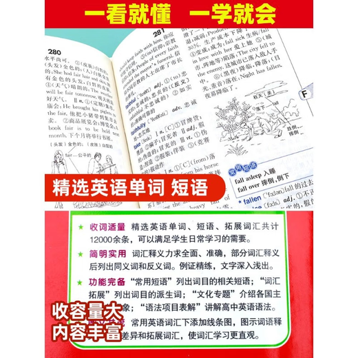 2025年新编正版高中初中小学生专用实用新英汉词典汉英互译双解多工具书大全新华现代汉语英语英文小字典便携朗文常用成语词汇 学生实用新英汉词典