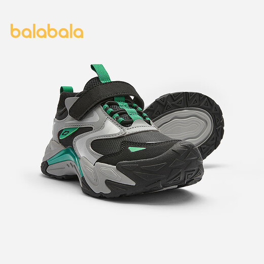 Balabala children's shoes children's sports shoes for boys and girls 2025 new autumn and winter shoes outdoor non-slip plus velvet to keep warm and trendy