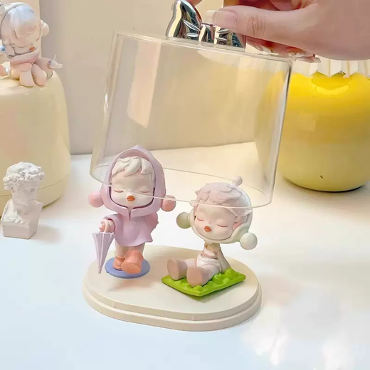 Yusenyi model gram display transparent display stand rmax beats single blind box storage bubble Tema labbu display box 3 medium-sized single rooms, free non-returnable glue 3 medium-sized single rooms, free non-returnable glue