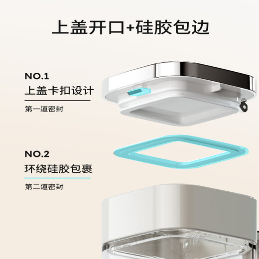 WCZ German seasoning box set household combined kitchen storage box jar seasoning bottle MSG salt shaker seasoning double moisture-proof seasoning jar * 3 plus spoon + waterproof sticker