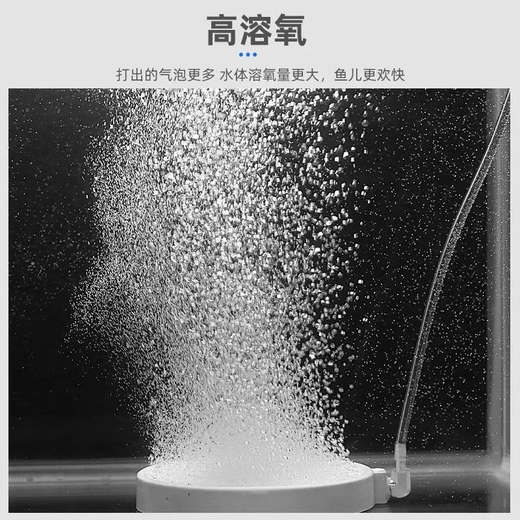 Aseblarm nano plaque d'air aquarium plaque d'oxygène oxygénation atomisation raffineur pierre à air affine les bulles pour augmenter l'oxygène dissous nano explosion d'oxygène dense 5 cm - accessoires gratuits - sans pompe à air