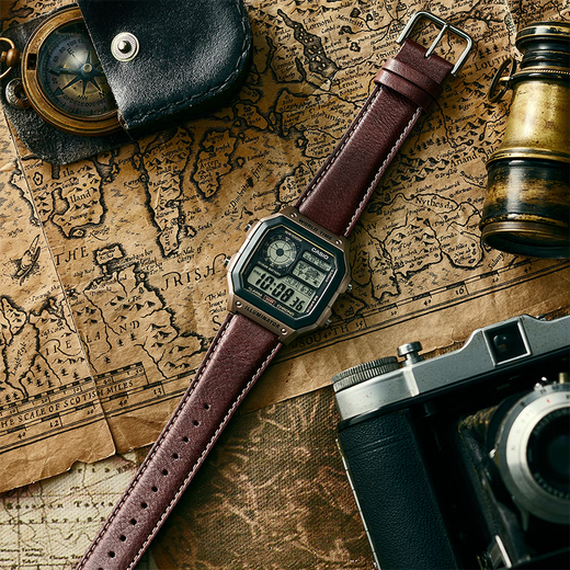 CASIO watch men's retro small square waterproof sports student men's and women's electronic watch Valentine's Day AE-1200WHL-5A