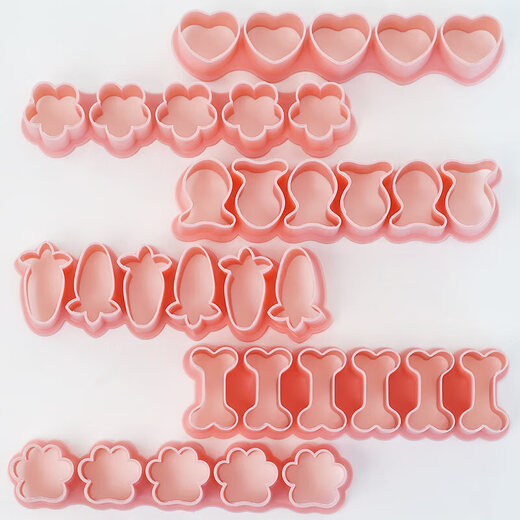 Locknlock cartoon small steamed bun mold baby food supplement pattern steamed bun pasta tool household pet biscuit baking mold flower mold