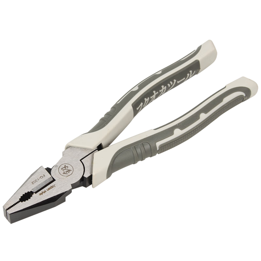 鰰Fukuoka Tools Labor-saving multi-functional Japanese wire pliers vise industrial-grade household pliers tool 8-inch FO-1303 cable port