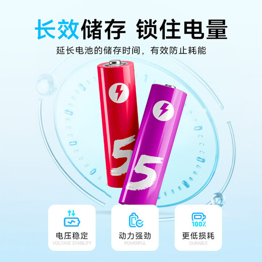 Xiaomi's same color High Energy Rainbow Carbon Battery No. 5 Battery Watch Toy Calculator Battery No. 7 Battery Air Conditioner Remote Control Mouse/Random Color High Energy Rainbow Carbon No. 5 12 Capsules + No. 7 12 Capsules