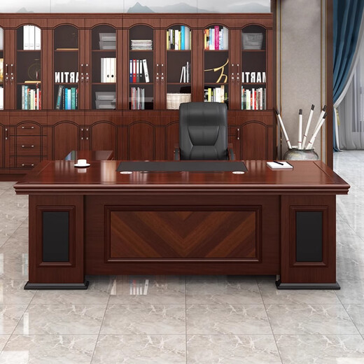Shenglang boss desk desk leader office workbench supervisor manager desk executive desk 1.6 meters including chair