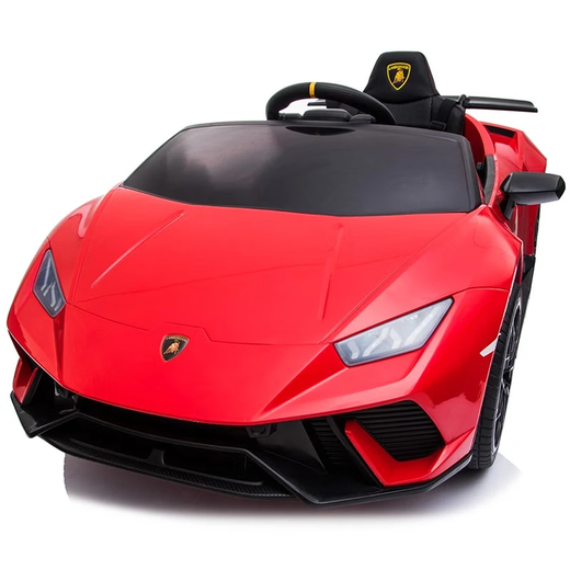 Cool Sun Lambo red children's remote control car can sit on baby electric car children's car can drive four-wheel drive