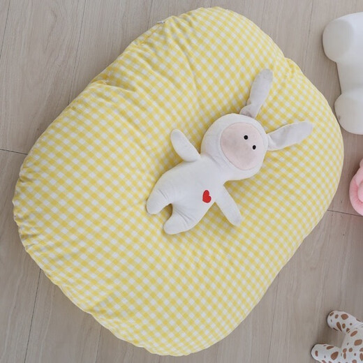 FORGET INins style newborn bionic bed uterine bed crib bed bed baby full moon lying pad baby photo yellow