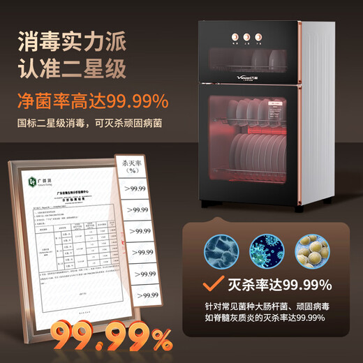 Vanward Intelligent Temperature Control System Household Small Kitchen Tableware Disinfection Counter Teacups Tableware Cupboard Baby Bottle Disinfection National Subsidy ZTP70-L600A