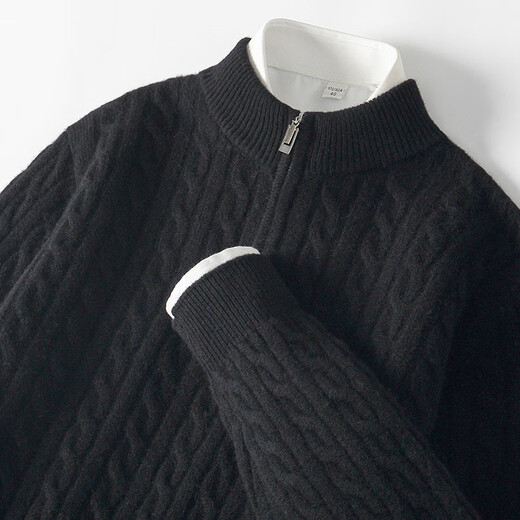 Nouveau pull d'automne et hiver en cachemire pur pour la demi-col roulée de col roulé à col roulé pour les affaires Pull à tricot décontracté Camel L