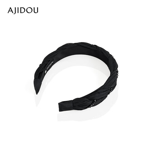AJIDOU Ajidou hair accessories women's black fashion headband fabric hair accessories high skull headband black 1 piece