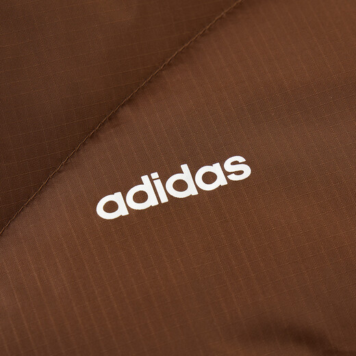 Adidas Women's Winter Stand Collar Fashionable Waist Drawstring Casual Down Jacket L