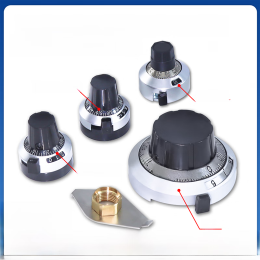 Precision digital multi-turn knob Xsn H-23-6A 4/6mm counting scale self-locking potentiometer cap B2 6.35 XSN- -4.0_aperture 4.0mm