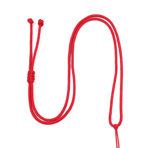 Handmade diy braided pendant necklace rope jewelry pendant lanyard silver jewelry with rope halter rope red braided pendant necklace rope 1 pack