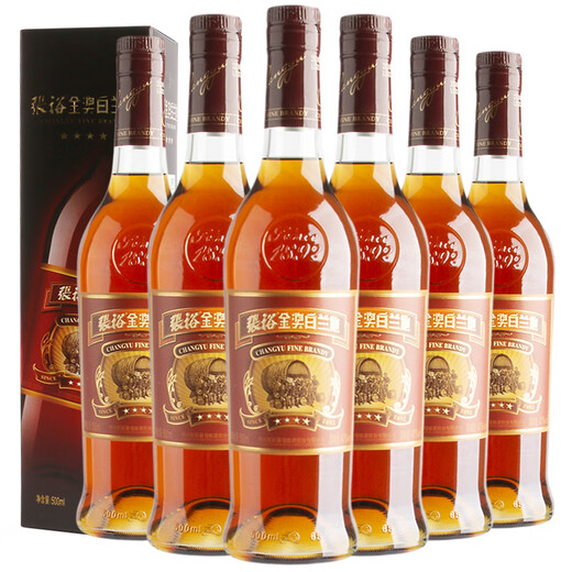 
Changyu Four-star gold medal brandy gift box gift 500mL 6 boxes