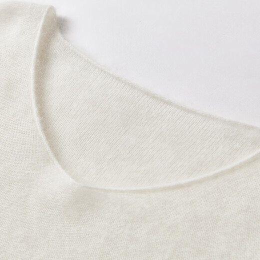 Xiangying sheep wool + cashmere v-neck sweater for women 2025 winter new inner bottoming long-sleeved sweater yellow S 155/80A/85-95Jin Jin equals 0.5 kg