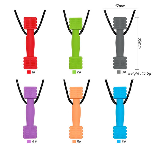 Baby chewing gum food grade children's oral comfort chewing molar stick orthodontic silicone teether anti-falling and biteable red 1 piece