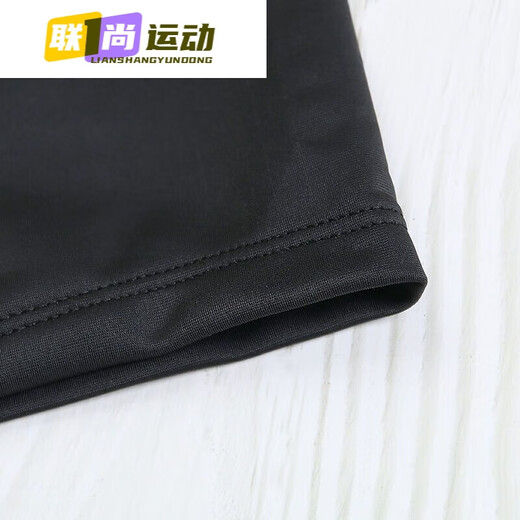 Zailu swimming trunks men's swimming cap and swimming goggles two-piece set equipment hot spring flat angle anti-embarrassment trendy brand enlarged quick-drying men's swimming trunks black swimming trunks + boxed nose clip earplugs M M recommends 70-80 Jin Jin equals 0.5 kg