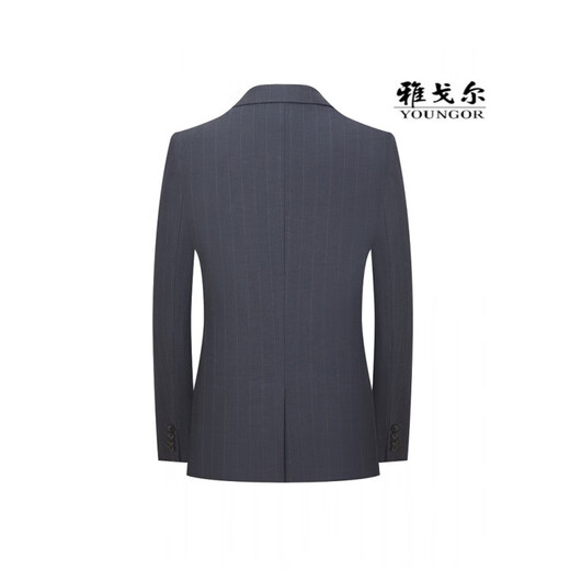 
CEO2005 new Yageo Men's Suit Set Wool Middle-aged Business Official Casual Suit Dress Jacket Men Dark Gray 3XL 190/100A