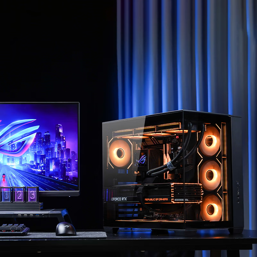 ASUS Family Bucket Ultra 7 265KF/RTX5060/32G/1T/WiF6/Water Cooling/Play Delta Game Computer Host Assembly Computer Desktop Computer Complete Machine