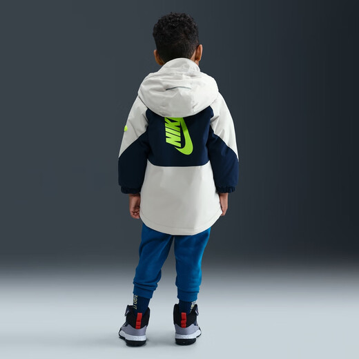 NIKE infant and child three-proof work jacket winter boys' warm and water-repellent cotton jacket NIKE TECH IQ9842