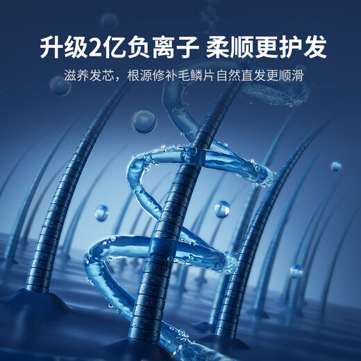 Lai Fen upgraded version National 3C certification丨5 billion negative ion hair care official flagship high-speed hair dryer household high-power negative ion hair care high-wind quick-drying electric dryer Lai rose red-five air nozzles-free hanger 1.8m cord length