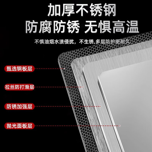 Hongwei stainless steel stove cover kitchen storage rack induction cooker bracket gas gas stove shelf base cover single stove length 40 depth 48 height 9 (thickness 2.0)