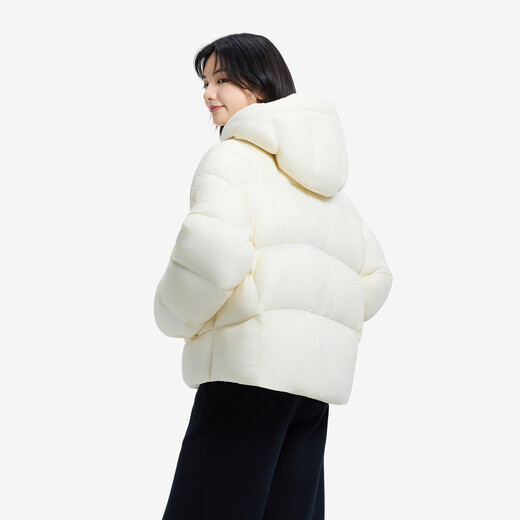 Metersbonwe Down Jacket Women's 2025 Winter New Thick Cold-Resistant Lightweight Hooded Duck Down Warm and Comfortable Jacket