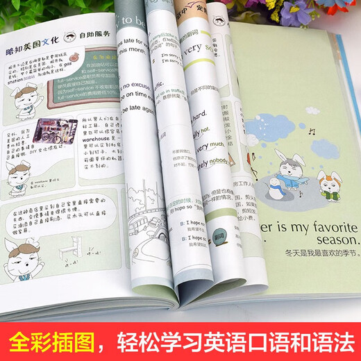 [Xinhua genuine version quick release] The genuine version of learning English from scratch is enough to read this book. It is enough to get started with the first- and second-tier students in the early childhood education of primary and secondary school students. SN6193