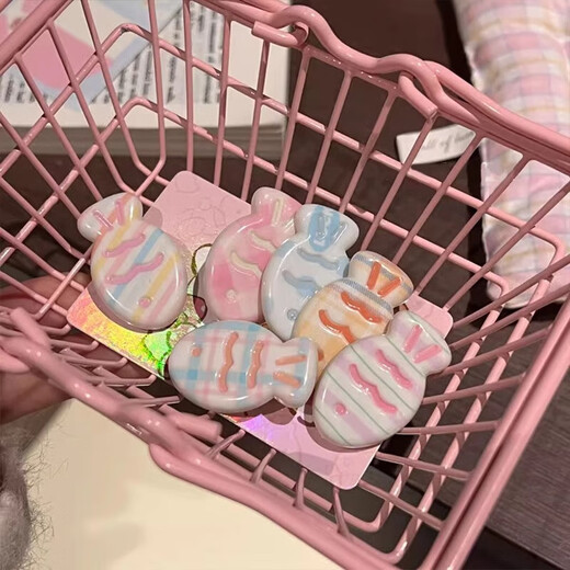 Filles crème couleur bonbon couleur mignon snapper poisson hair clip sweet ins bangs cartoon clip japonais