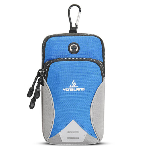 Junkis outdoor mountaineering bag shoulder strap hanging bag mobile phone bag multi-functional shoulder crossbody bag universal wrist bag running sports bag red