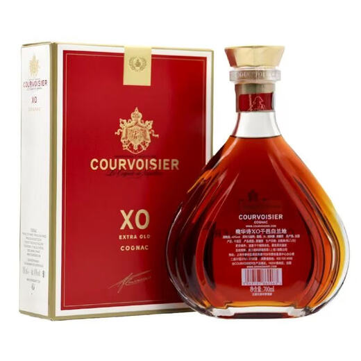 馥华诗（COURVOISIER）XO 干邑白兰地700ml 拿破仑 法国进口洋酒礼盒
