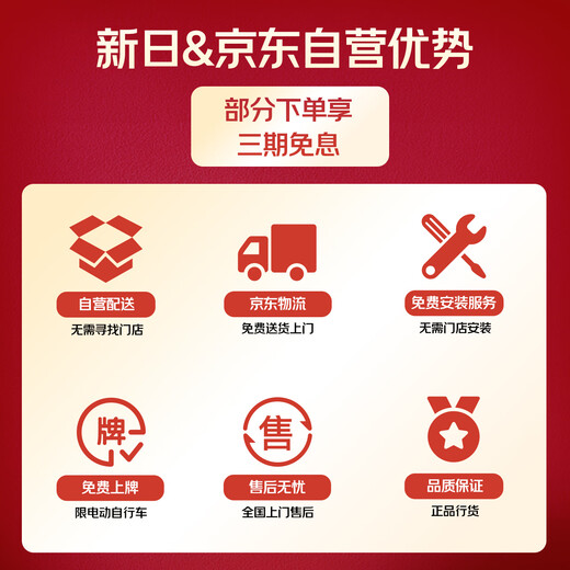 Sunra electric motorcycle Liman self-operated motorcycle 60v 5 lead-acid batteries 76km range large pedal electric car unisex battery car electric motorcycle brown