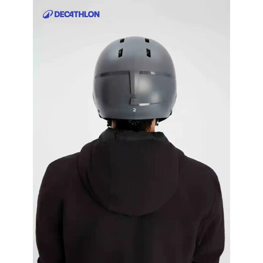 Decathlon ski helmet and ski equipment for adults, breathable and impact-resistant, new and old models randomly sent 2367696 dark gray L size