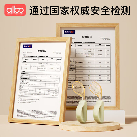albo儿童勺子宝宝学吃饭餐具PPSU叉勺套装婴儿硅胶短柄训练辅食勺