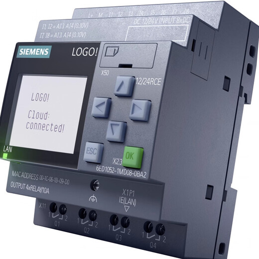 Siemens LOGO controller 230 12/24RCE CE RCEO AM2 DM8 16 230R 24 6ED1052-1FB00-0BA6_230RC