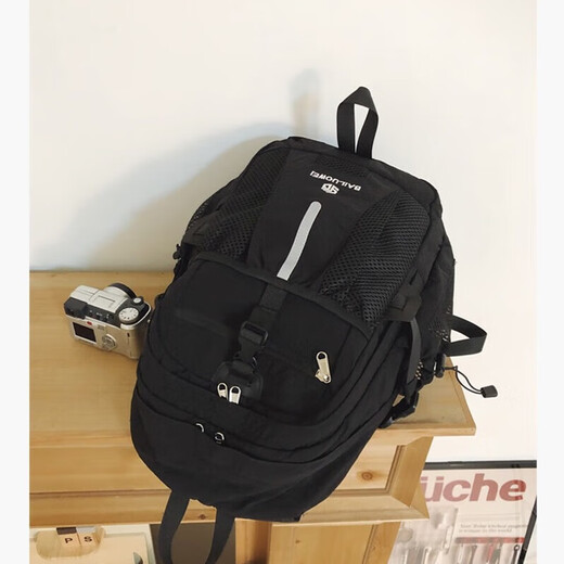 Yookdd mountaineering bag outdoor lightweight men's travel hiking climbing equipment backpack women's large capacity travel backpack school bag outdoor leisure mountaineering bag gray