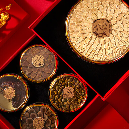 Li Zhi Fang Chunfeng Deyi Ginseng Antler Five Pieces 210g is a gift for leaders in the Year of the Horse limited high-end nourishing holiday gift box