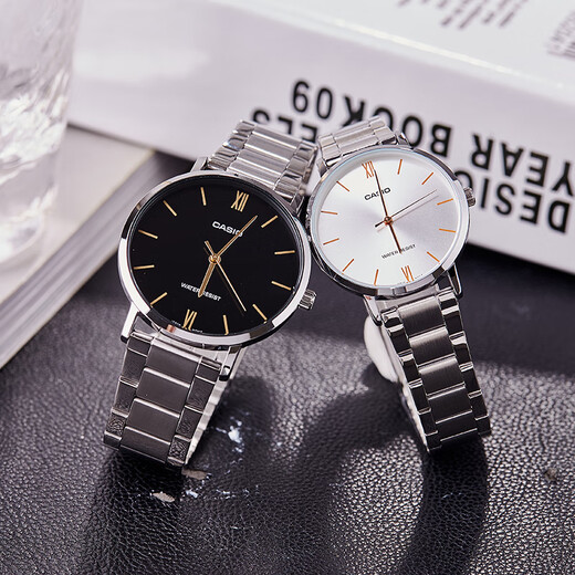 Casio watch fashion style hands ultra-thin simple business light luxury temperament quartz women's watch Valentine's Day gift LTP-VT01D-7B (Kyoto Kyobei)