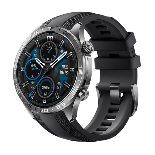 HONOR Watch 5Pro National Subsidy 15% 46mm Black Smart Sports Watch Non-sensory Blood Pressure Heart Health Monitoring Professional Running Men and Women