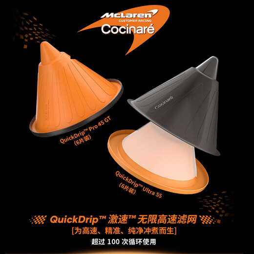 COCINARE hand-brewed coffee filter McLaren joint hand-brewed pot filter cup filter drip coffee filter 55 mesh 6 pieces