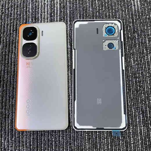 Suitable for iQOONEO10 disassembly original back cover glass Neo10Pro mobile phone back case battery cover shell iQOONEo10Pro original back cover white with frame 6