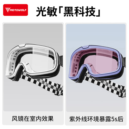 MOTOWOLF motorcycle goggles helmet universal goggles retro motorcycle riding sun protection wind and sand off-road glasses