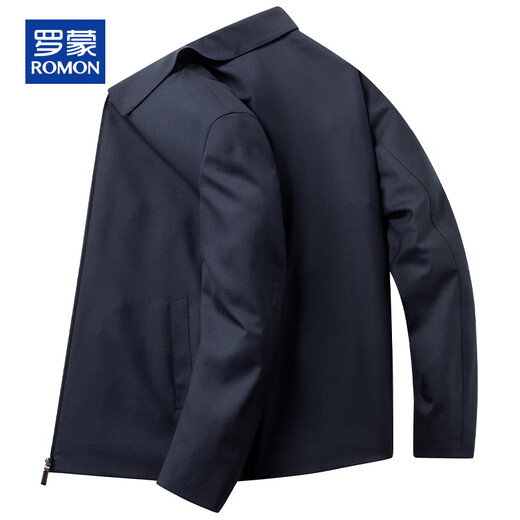 ROMON high-end imitation wool jacket for men in autumn and winter, light luxury cashmere and mulberry silk casual lapel jacket for men