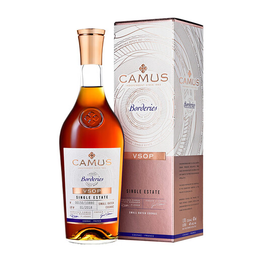 卡慕（CAMUS）经典布特妮VSOP干邑白兰地洋酒700ml 单一庄园 法国进口